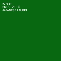 #076811 - Japanese Laurel Color Image